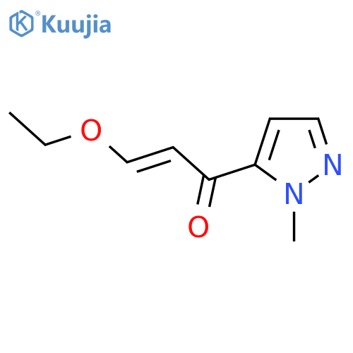 3-ethoxy-1-(1-methyl-1H-pyrazol-5-yl)prop-2-en-1-one structure