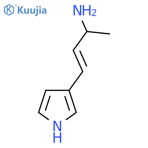 4-(1H-pyrrol-3-yl)but-3-en-2-amine structure