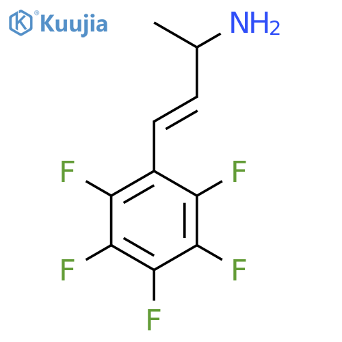 4-(pentafluorophenyl)but-3-en-2-amine structure