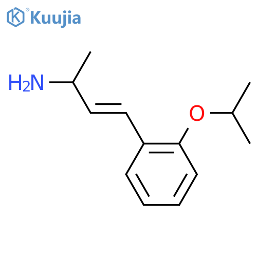 4-2-(propan-2-yloxy)phenylbut-3-en-2-amine structure