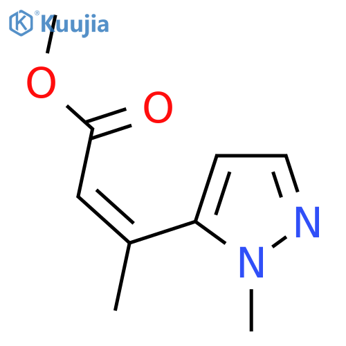 methyl (2Z)-3-(1-methyl-1H-pyrazol-5-yl)but-2-enoate structure