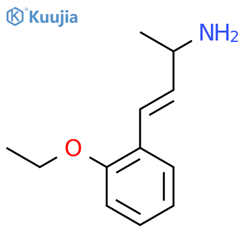 4-(2-ethoxyphenyl)but-3-en-2-amine structure