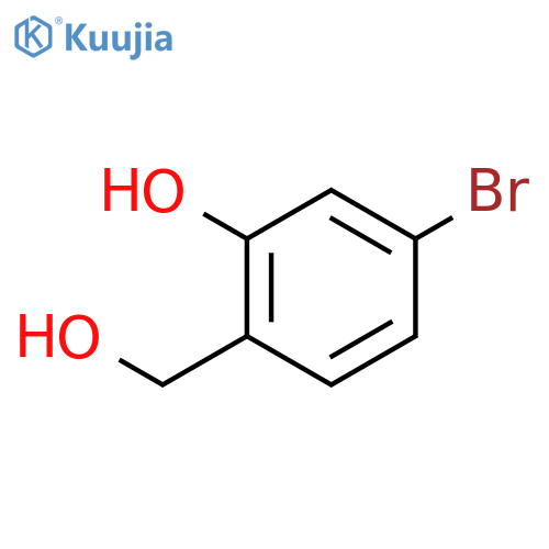5-Bromo-2-(hydroxymethyl)phenol structure