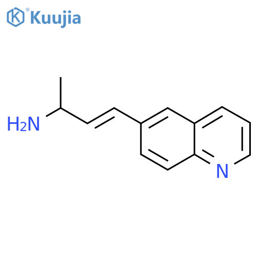 4-(quinolin-6-yl)but-3-en-2-amine structure