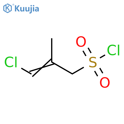 3-chloro-2-methylprop-2-ene-1-sulfonyl chloride structure