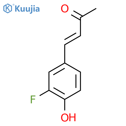 4-(3-Fluoro-4-hydroxyphenyl)but-3-en-2-one structure