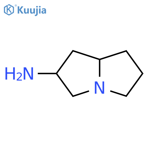 Hexahydro-1H-pyrrolizin-2-amine structure