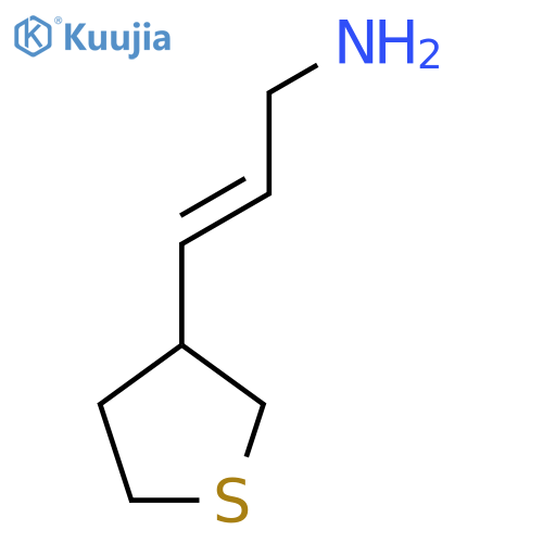 3-(thiolan-3-yl)prop-2-en-1-amine structure