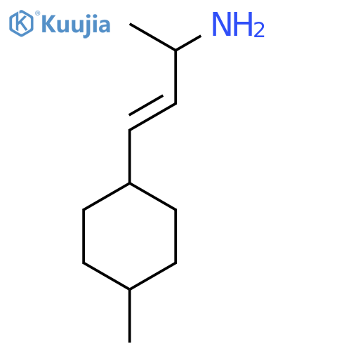 4-(4-methylcyclohexyl)but-3-en-2-amine structure
