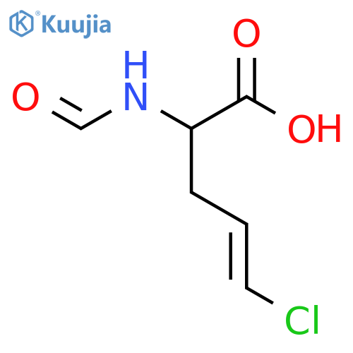 5-Chloro-2-formamidopent-4-enoic acid structure