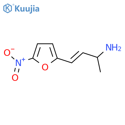 4-(5-nitrofuran-2-yl)but-3-en-2-amine structure