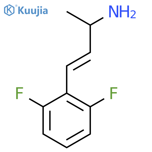 4-(2,6-difluorophenyl)but-3-en-2-amine structure