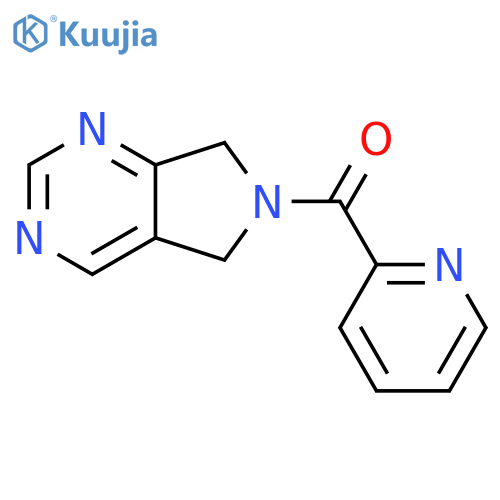 2-{5H,6H,7H-pyrrolo3,4-dpyrimidine-6-carbonyl}pyridine structure