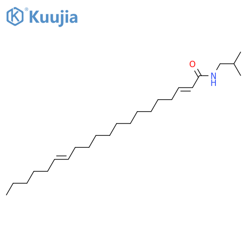 2,14-Eicosadienoic acid; (2E,14Z)-form, 2-Methylpropylamide structure