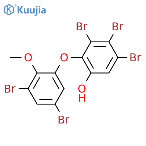 Polybromohydroxydiphenyl ethers; 2,3,3',4,5'-Pentabromo-2',6-dihydroxydiphenyl ether, 2'-Me ether structure