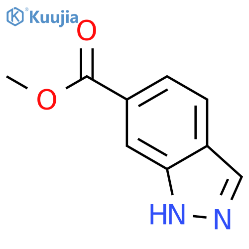 Methyl 1h-indazole-6-carboxylate structure
