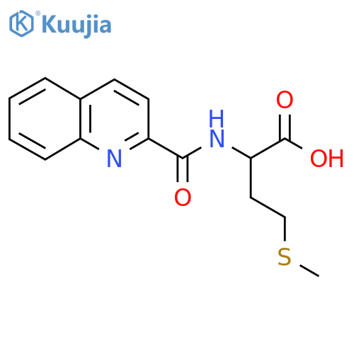 4-(Methylsulfanyl)-2-(quinolin-2-ylformamido)butanoic acid structure
