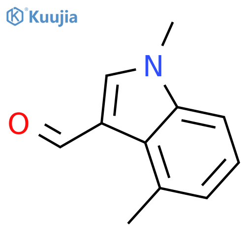 1,4-Dimethyl-1H-indole-3-carbaldehyde structure