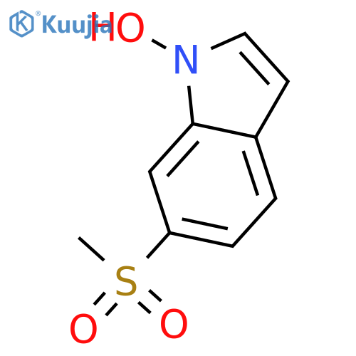 1-Hydroxy-6-(methylsulfonyl)indole structure