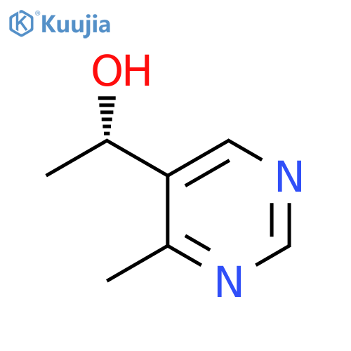 (1S)-1-(4-methylpyrimidin-5-yl)ethan-1-ol structure