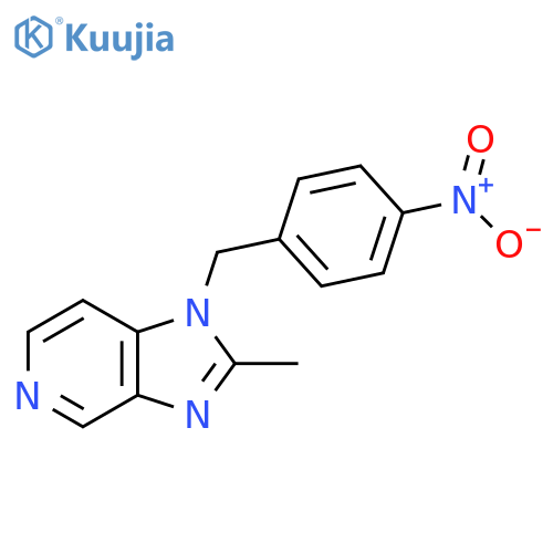 1H-Imidazo[4,5-c]pyridine, 2-methyl-1-[(4-nitrophenyl)methyl]- structure