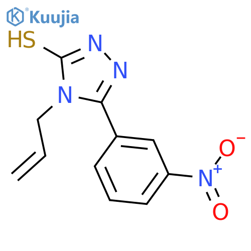 5-(3-Nitrophenyl)-4-(prop-2-en-1-yl)-4H-1,2,4-triazole-3-thiol structure