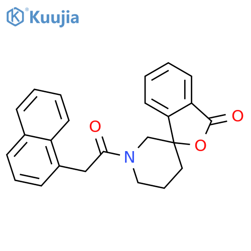 1'-2-(naphthalen-1-yl)acetyl-3H-spiro2-benzofuran-1,3'-piperidine-3-one structure