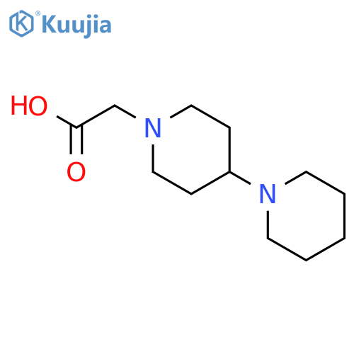 2-{[1,4'-bipiperidine]-1'-yl}acetic acid structure