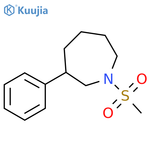 1-methanesulfonyl-3-phenylazepane structure
