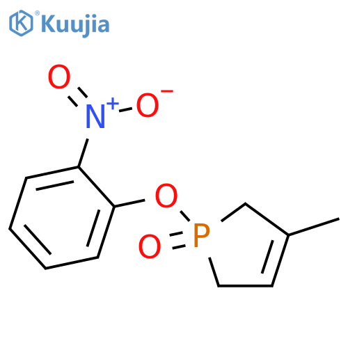 1H-Phosphole,2,5-dihydro-3-methyl-1-(2-nitrophenoxy)-, 1-oxide structure