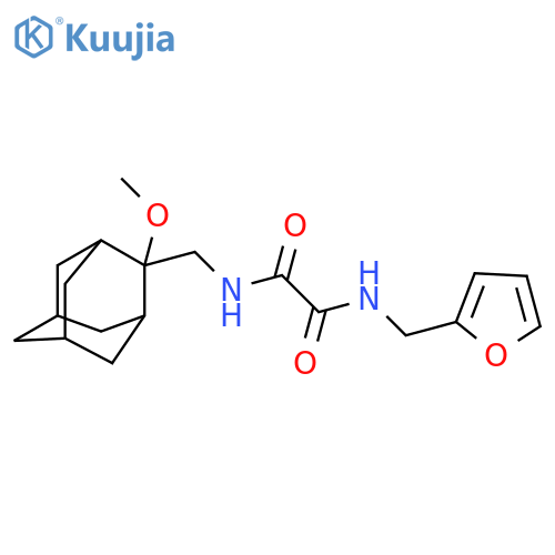 N1-(furan-2-ylmethyl)-N2-(((1R,3S,5r,7r)-2-methoxyadamantan-2-yl)methyl)oxalamide structure