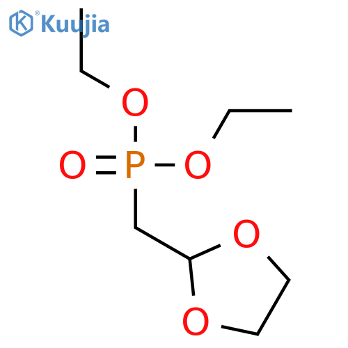 Diethyl ((1,3-dioxolan-2-yl)methyl)phosphonate structure
