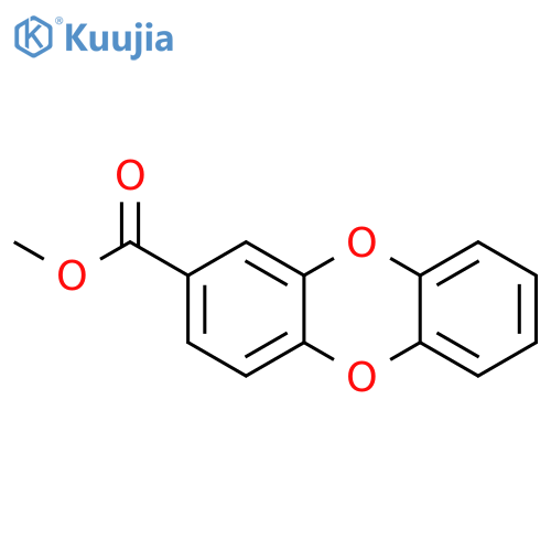 Dibenzo[b,e][1,4]dioxin-2-carboxylic acid, methyl ester structure