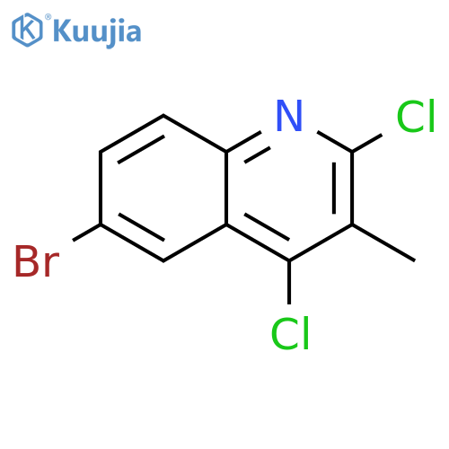 6-Bromo-2,4-dichloro-3-methylquinoline structure
