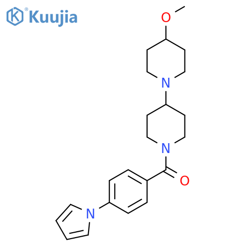 4-methoxy-1'-4-(1H-pyrrol-1-yl)benzoyl-1,4'-bipiperidine structure