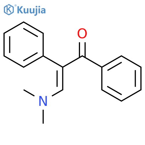 2-Propen-1-one,3-(dimethylamino)-1,2-diphenyl- structure