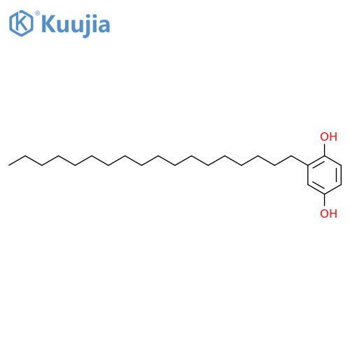 1,4-Benzenediol,2-octadecyl- structure