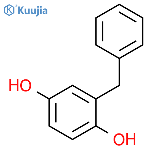 1,4-Benzenediol,2-(phenylmethyl)- structure