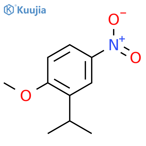 2-Isopropyl-1-methoxy-4-nitro-benzene structure