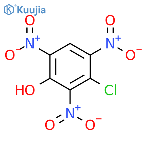 Phenol, 3-chloro-2,4,6-trinitro- structure