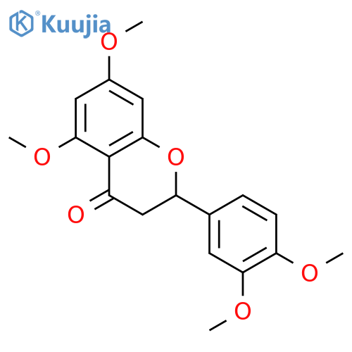 4H-1-Benzopyran-4-one,2-(3,4-dimethoxyphenyl)-2,3-dihydro-5,7-dimethoxy- structure