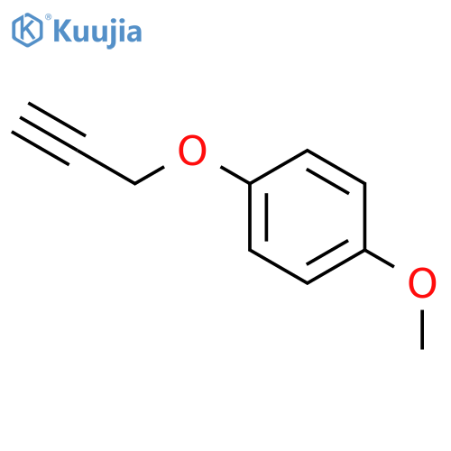 Benzene,1-methoxy-4-(2-propyn-1-yloxy)- structure