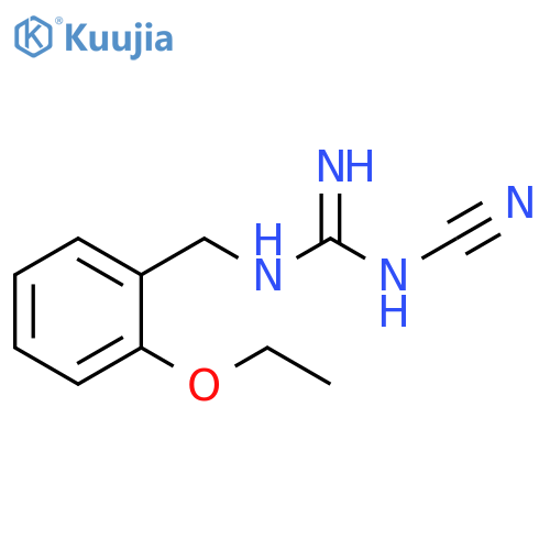 Guanidine,N-cyano-N'-[(2-ethoxyphenyl)methyl]- structure