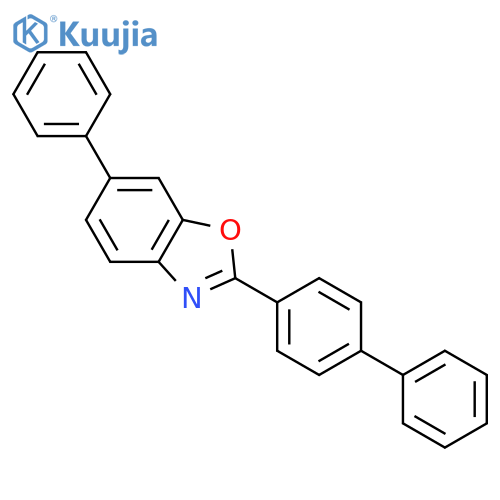 2-([1,1'-Biphenyl]-4-yl)-6-phenylbenzo[d]oxazole structure