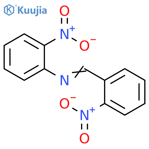 Benzenamine, 2-nitro-N-[(2-nitrophenyl)methylene]- structure