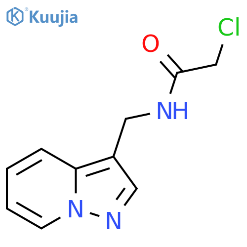 2-Chloro-N-(pyrazolo[1,5-a]pyridin-3-ylmethyl)acetamide structure