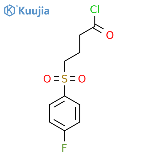 4-((4-Fluorophenyl)sulfonyl)butanoyl chloride structure