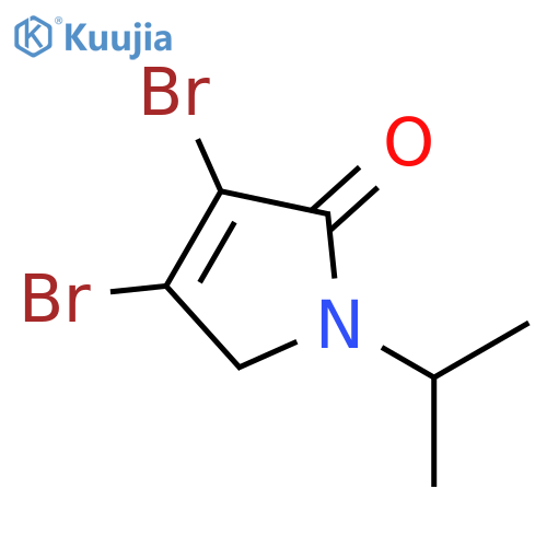 3,4-Dibromo-1-isopropyl-1,5-dihydro-pyrrol-2-one structure