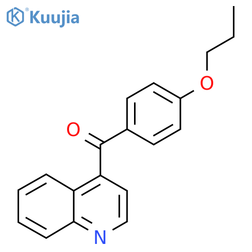 4-(4-Propoxybenzoyl)quinoline structure