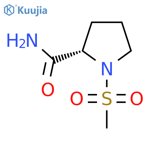1-(Methylsulfonyl)-L-prolinamide structure